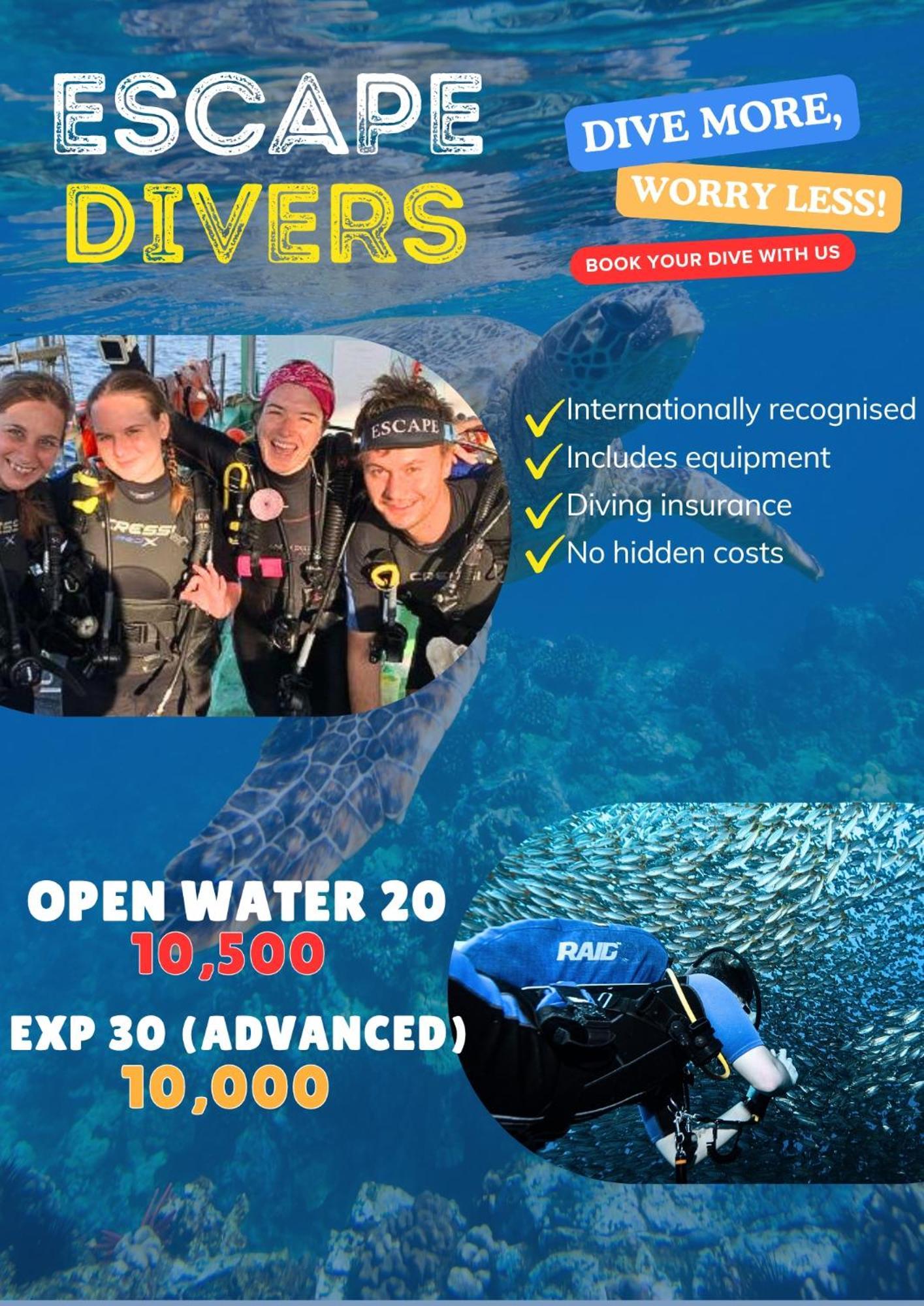 Escape Divers - Jungle Hostel And Dive Centre Ko Tao Buitenkant foto